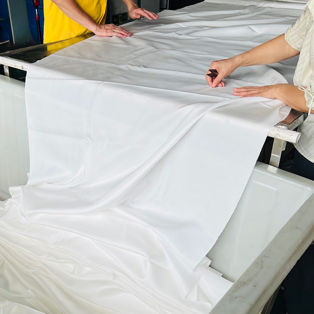 Fabric inspection before printing